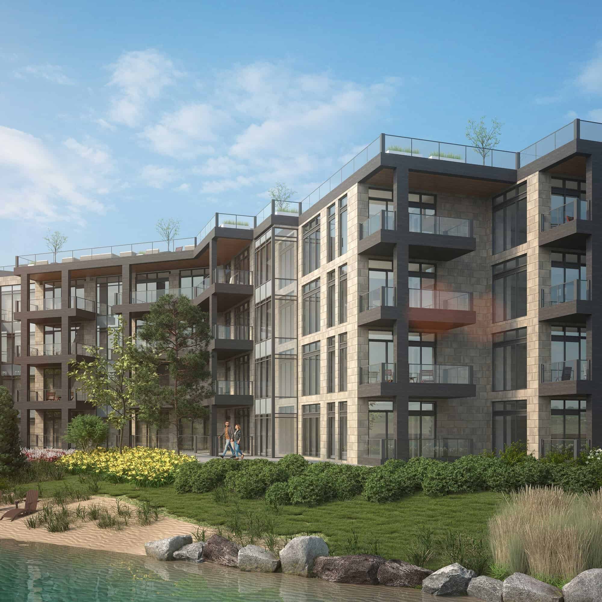 Lakeside Muskoka lakeview arial hero