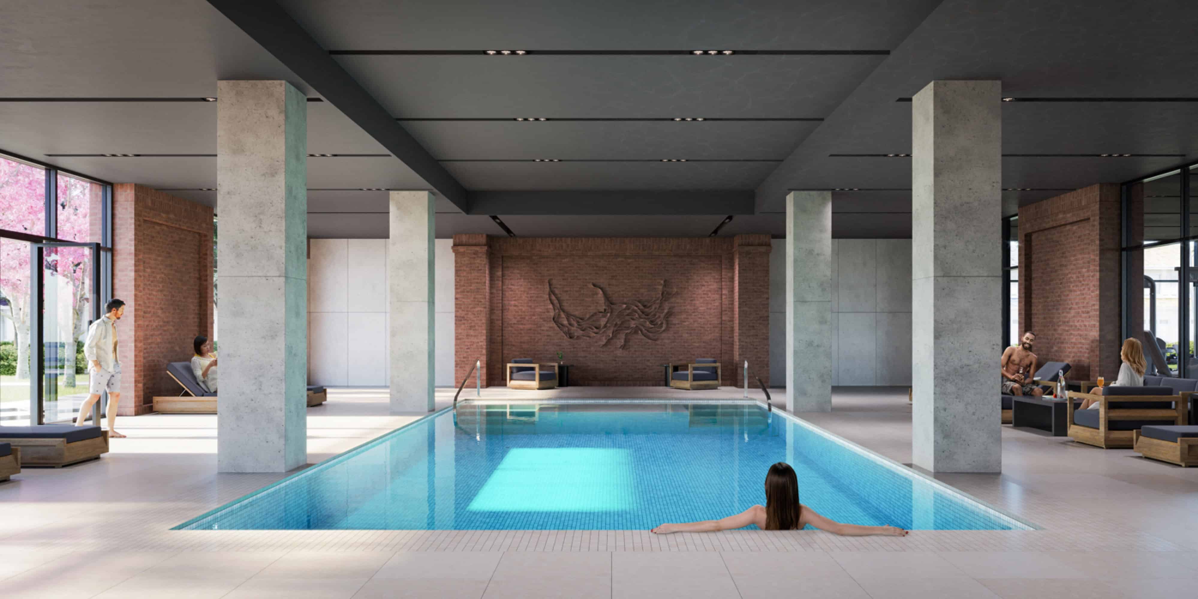Nottinghill Phase 2 pool and aquatic lounge space