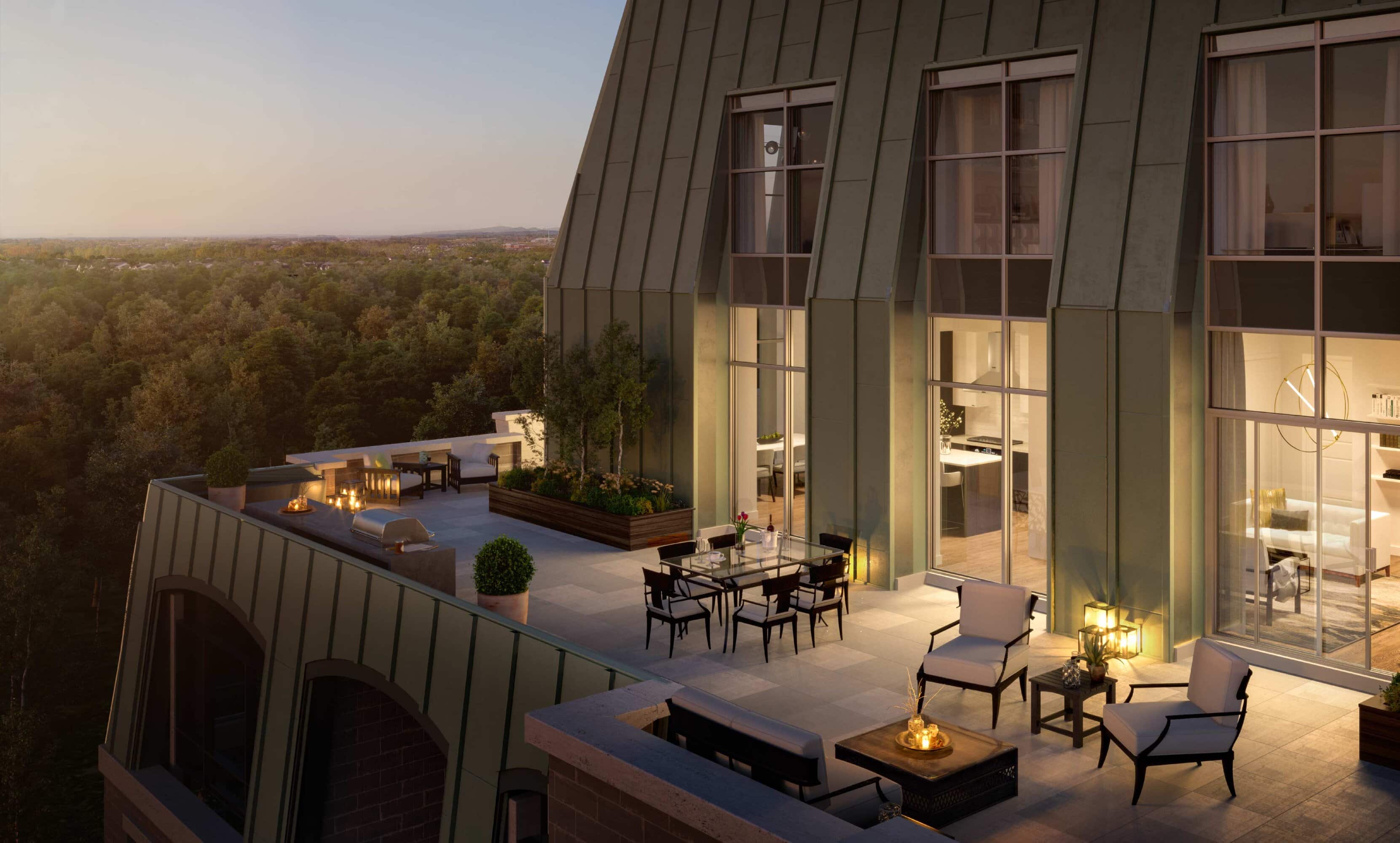 condo rooftop terrace