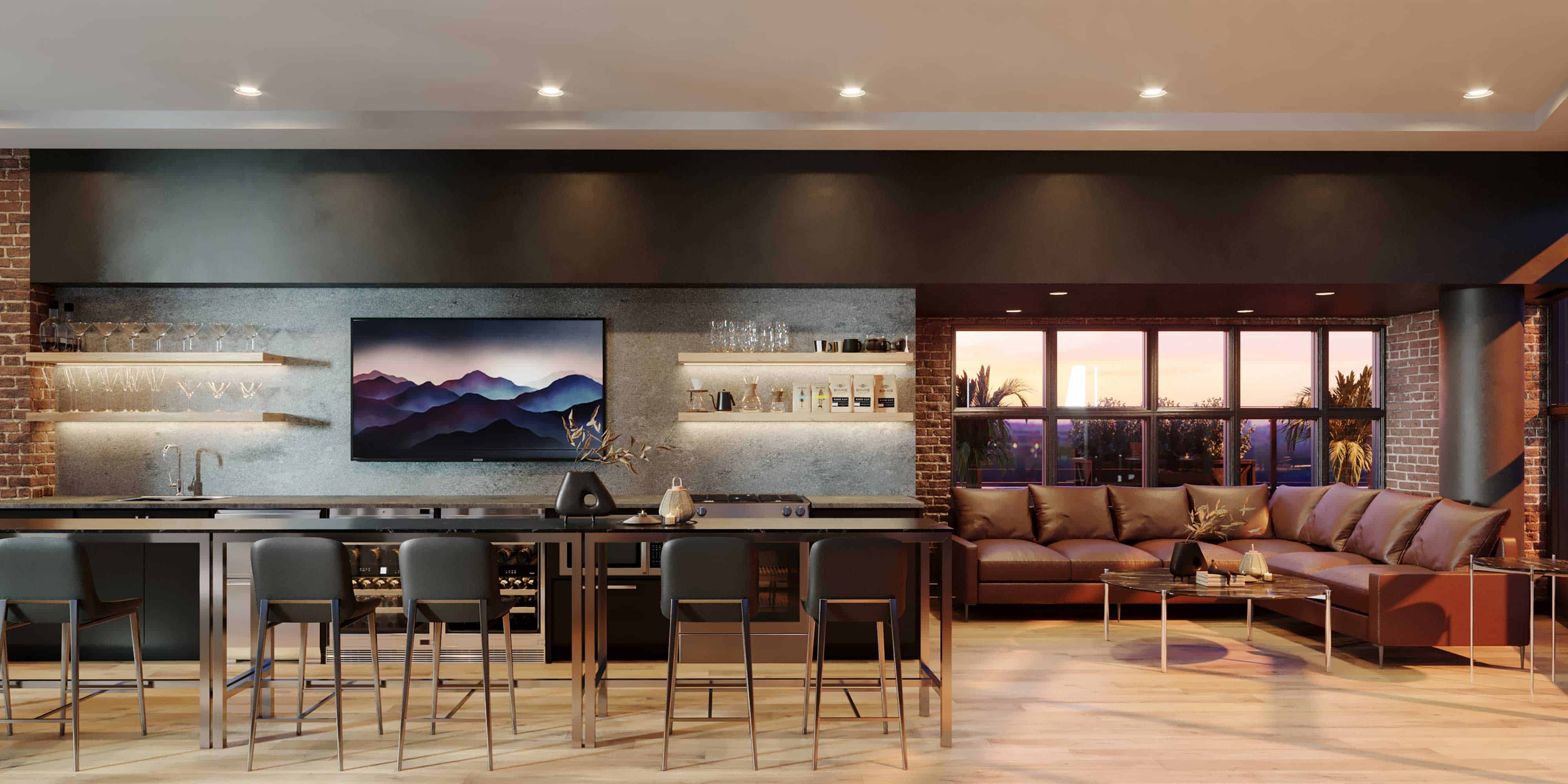 1400 Kingston Road Upper Beach Club milborne 3996x1998 party room