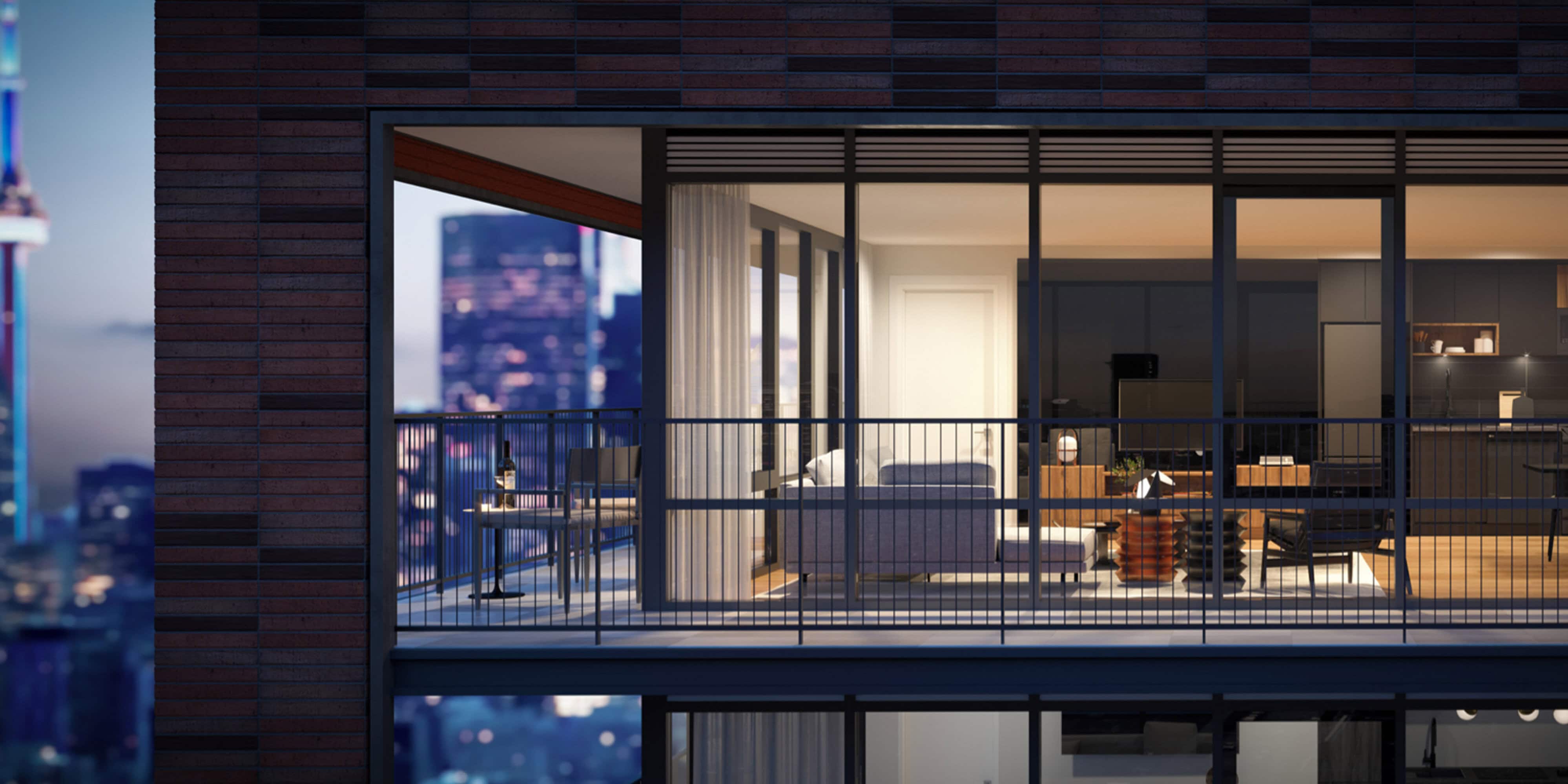 31 Parliament Street Condos jewelbox balcony inner suite cn tower