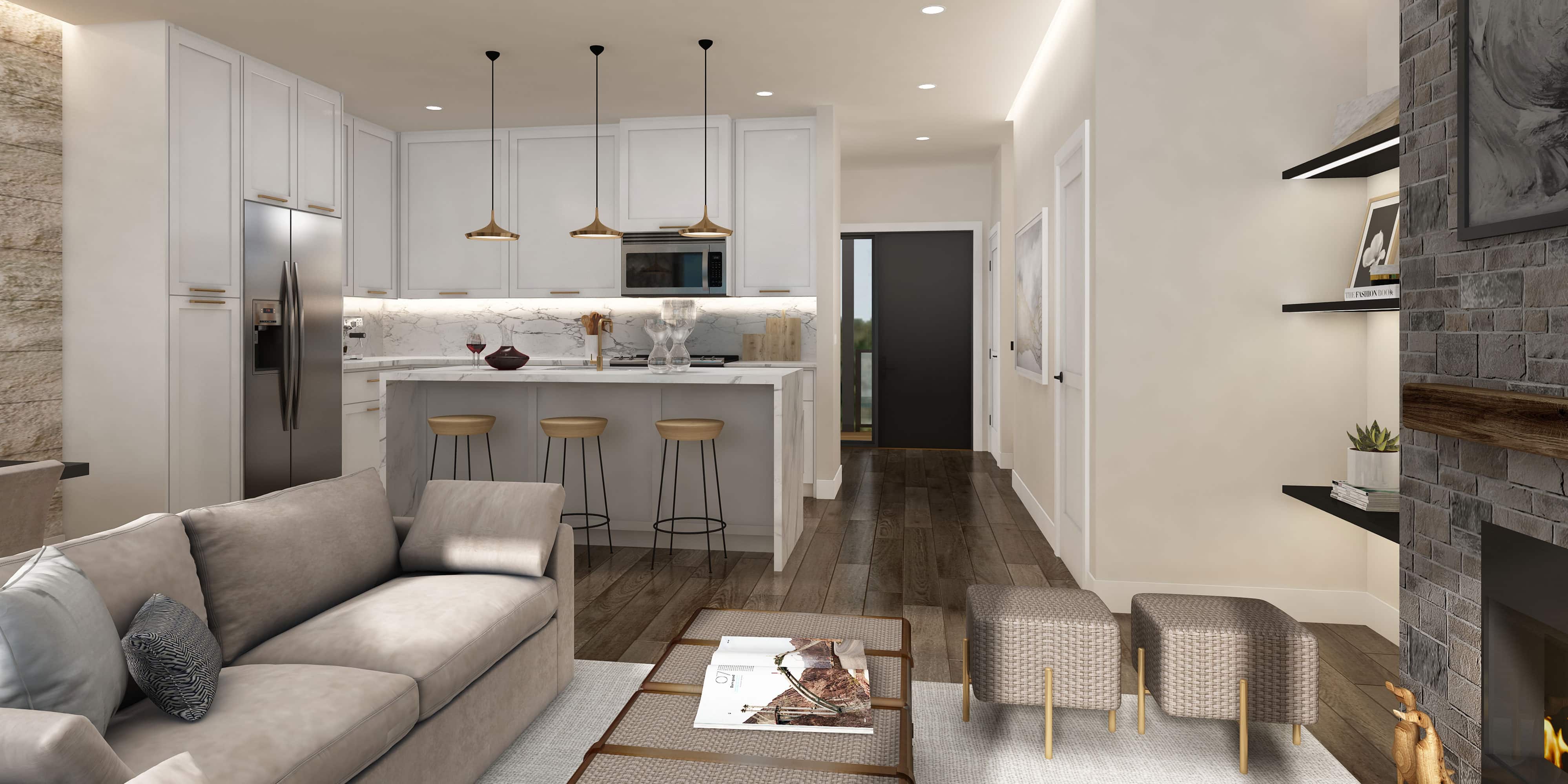 Crescent Bay suite kitchen