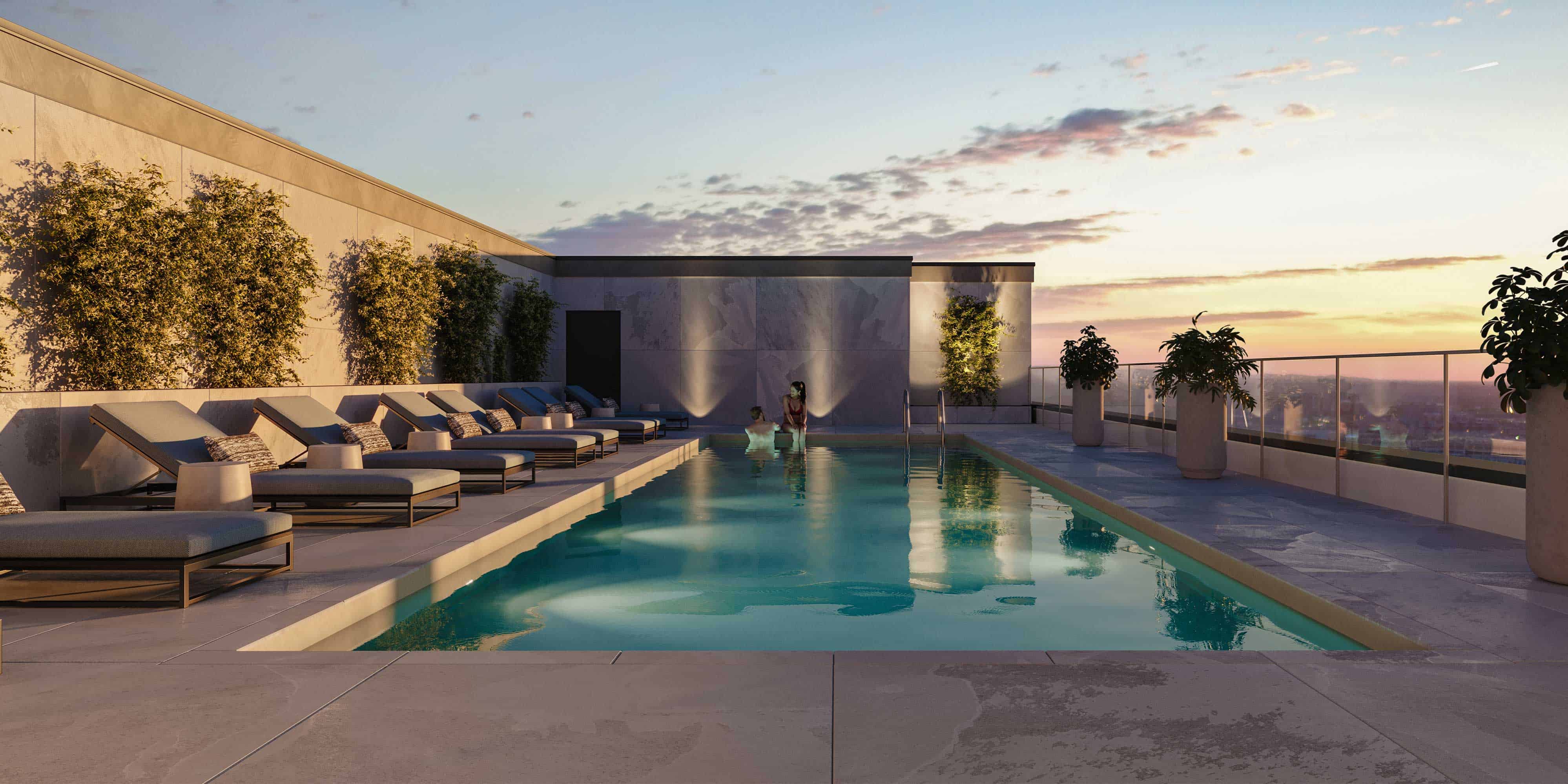 James House pool and terrace