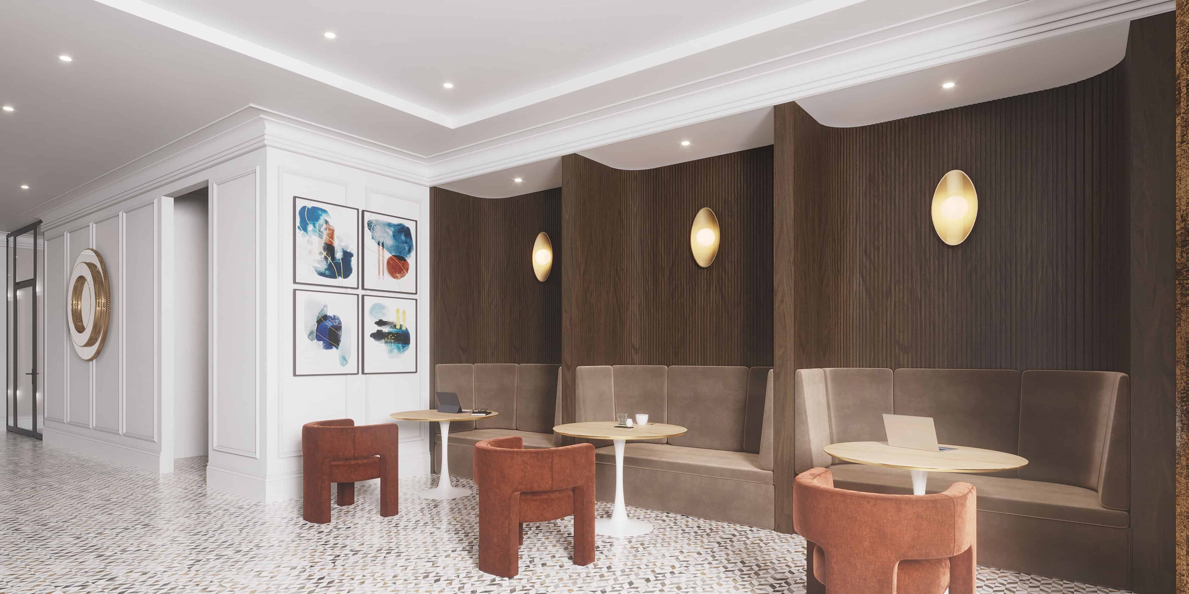 McGibbon condo co working lounge