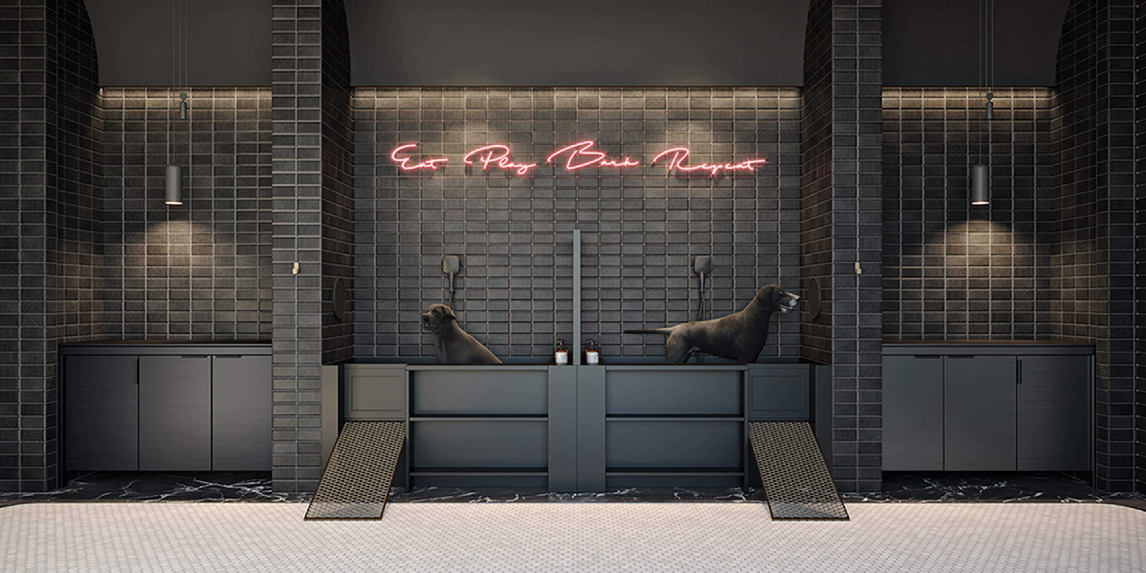 Natasha The Residences dogwash station