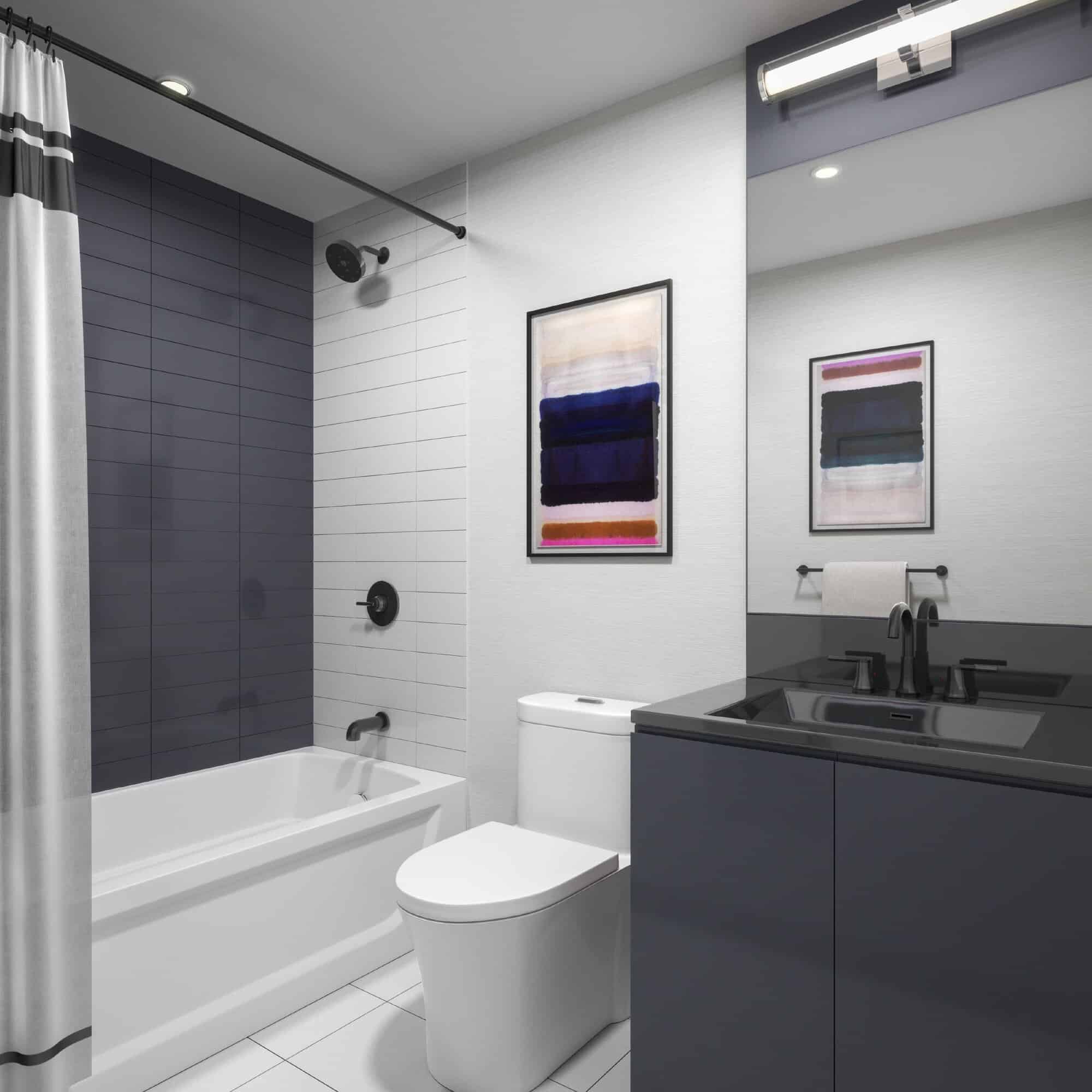 Nottinghill condo phase 1 suite bathroom