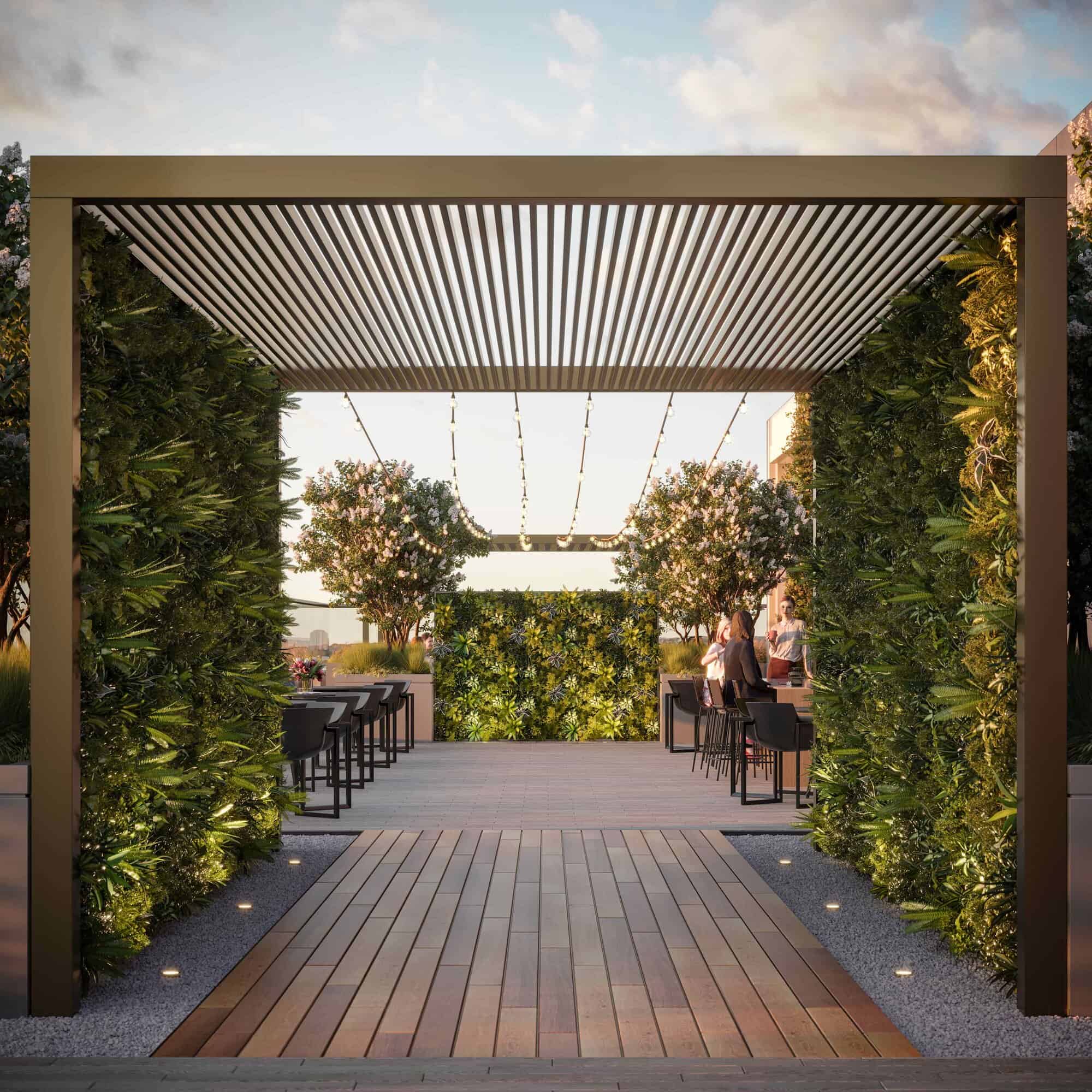 arte outdoor patio lounge