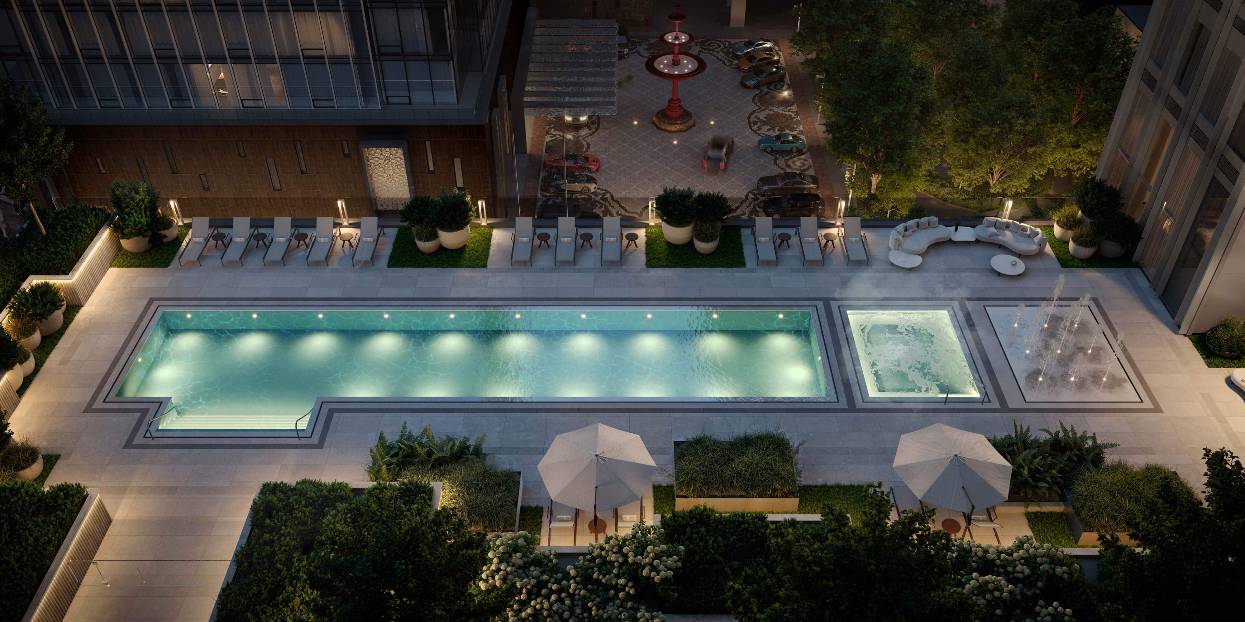 pemberton 33 yorkville ameneties pool