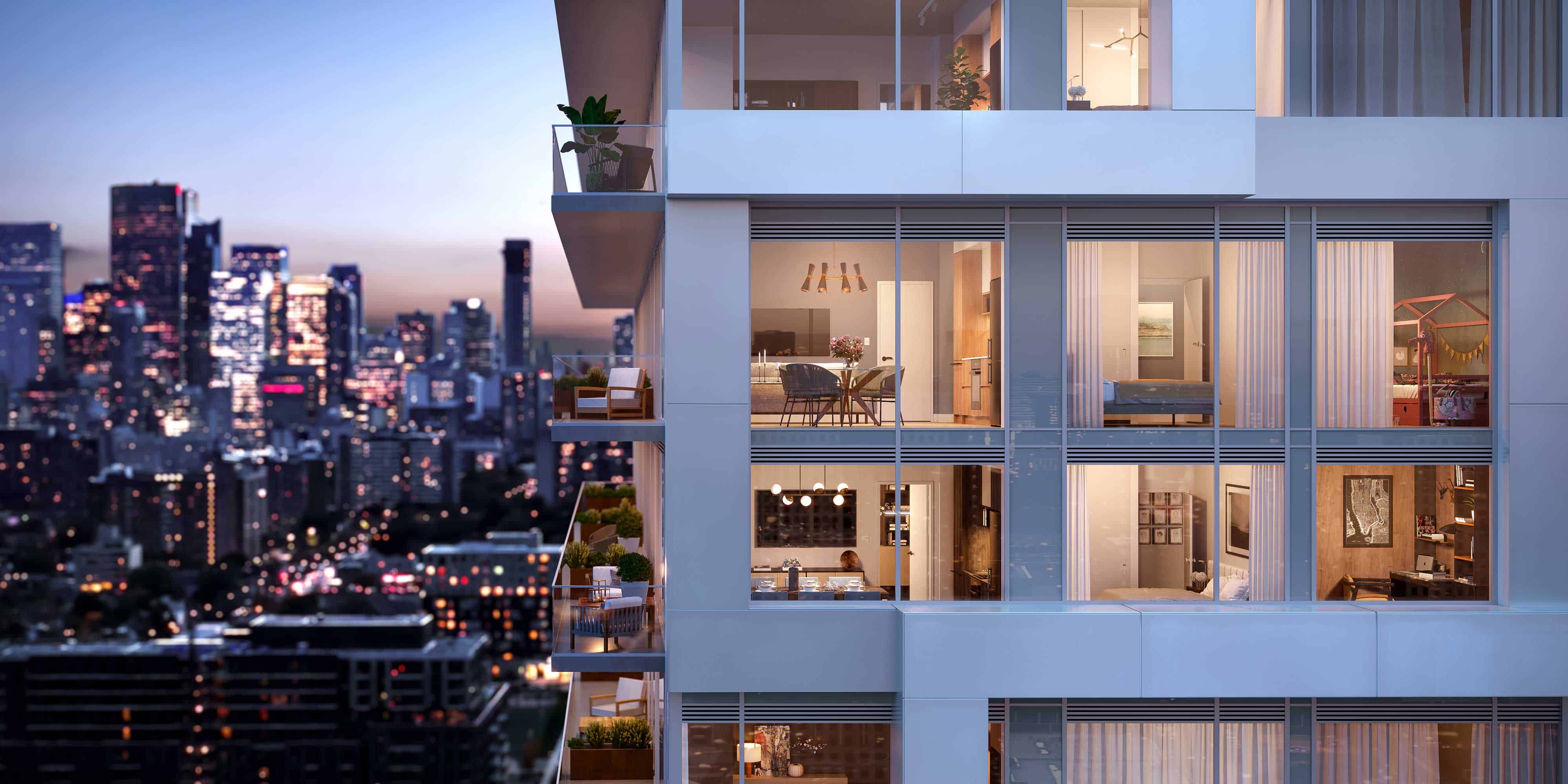 the river and fifth exterior balcony