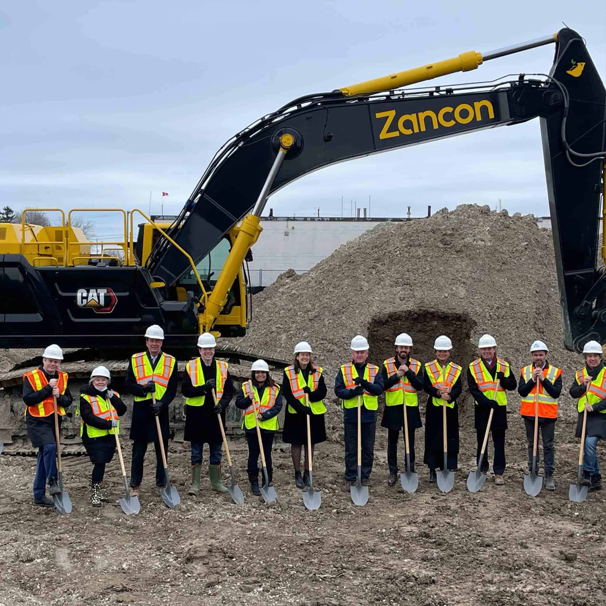 milborne team groundbreaking