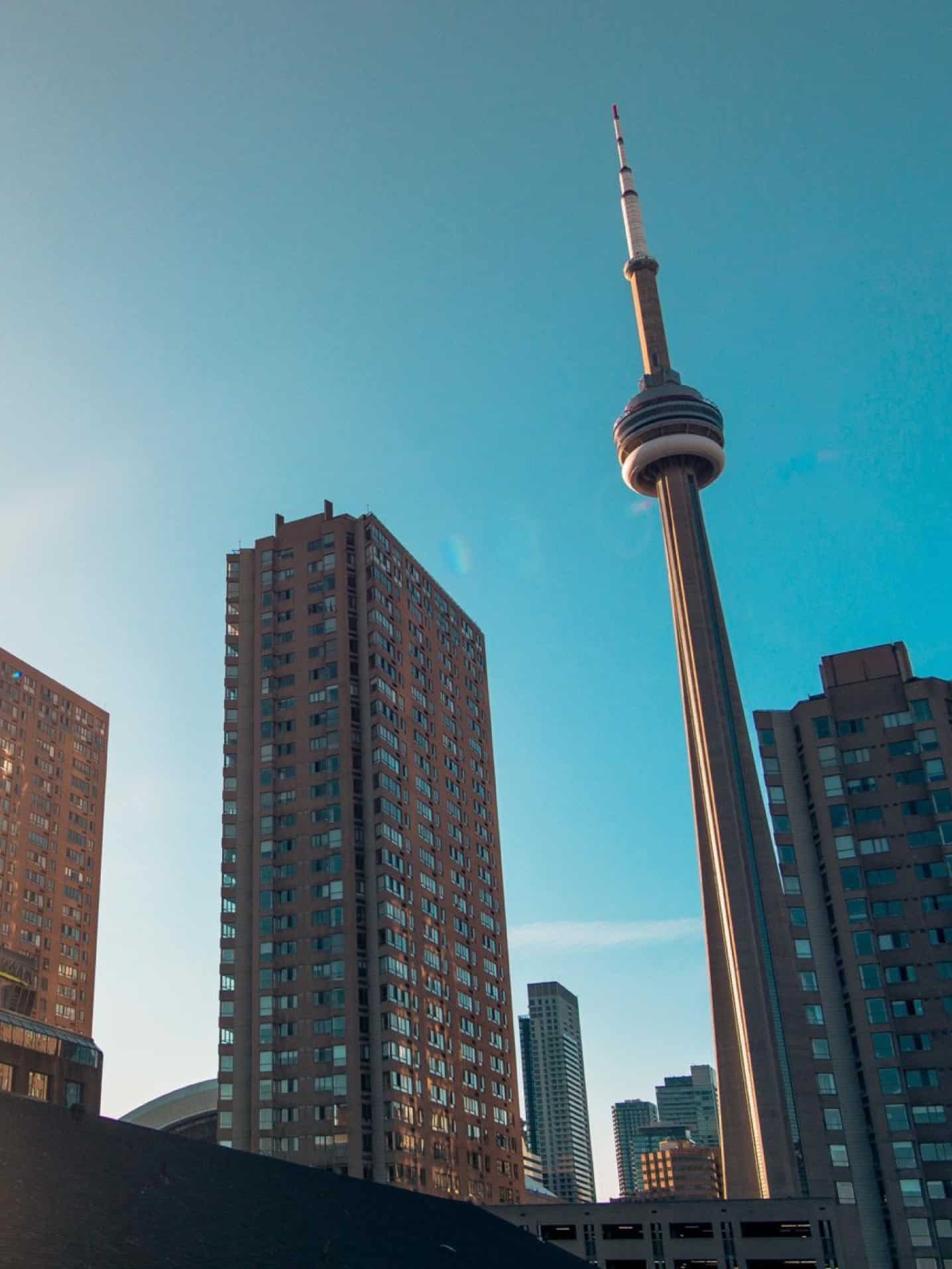 downtown toronto skyline detail